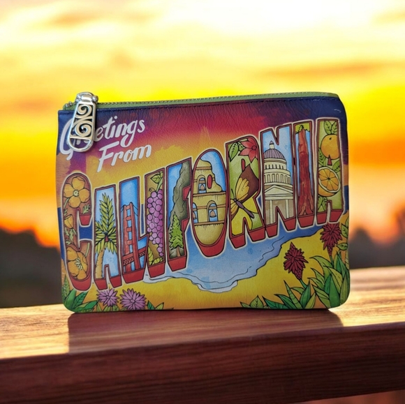 Brighton California Greetings Cosmetic Bag - Picture 2 of 11